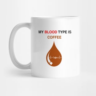 My blood type is coffee Mug